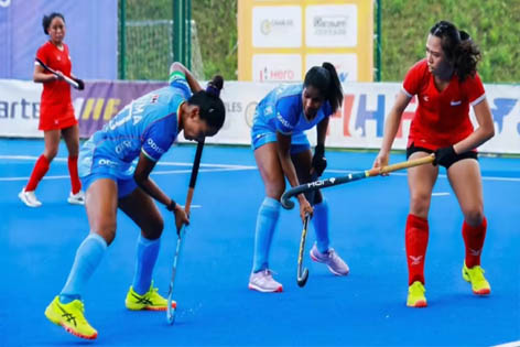 महिला एशिया कप में भारत ने सिंगापुर को 12-0 से हराया