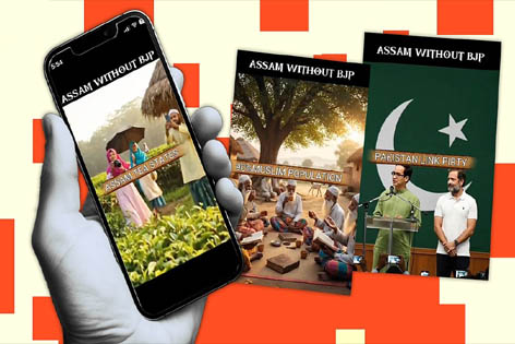 असम कांग्रेस ने भाजपा पर वीडियो जारी कर सांप्रदायिक सौहार्द बिगाड़ने का लगाया आरोप