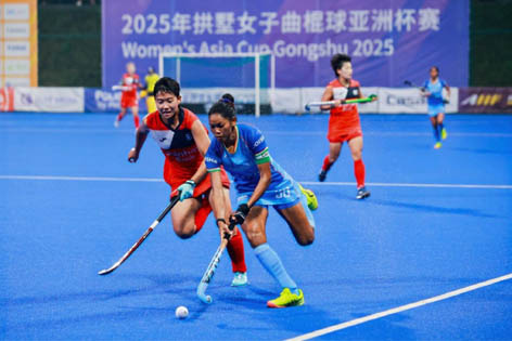 भारत ने कोरिया को महिला एशिया कप सुपर चार मुकाबले में 4-2 से हराया