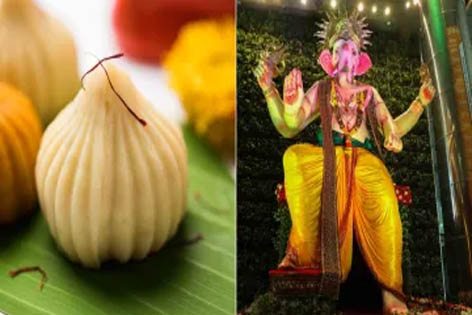 अंबरनाथ गणपति मंडल का मोदक हुआ 1.85 लाख रुपये में नीलाम, एक महिला ने खरीदा यह प्रसाद